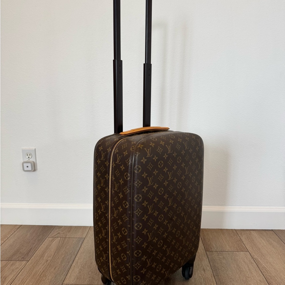 Louis Vuitton Brown Rolling Suitcase